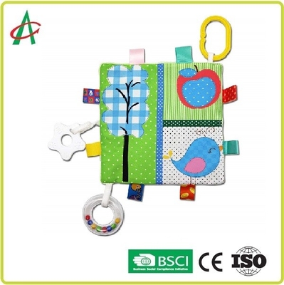 7.5 &quot;বেবি স্লিপ তোয়ালে, নরম আপিজে ট্যাগ সুরক্ষা কম্বল