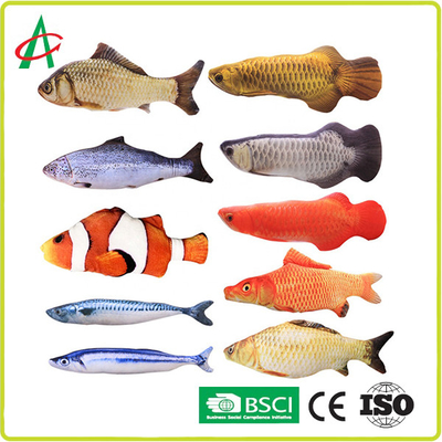 সিমুলেট করুন ISO9001 পোষা প্লাশ খেলনা, ফিশ চিউ খেলনা 30X13X5 সেমি