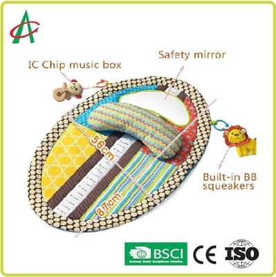 87x56 সেমি ওয়াশযোগ্য বেবি প্লে মাদুর, সিপিএসআইজেড নবজাতকের পেটের টাইম মাদুর