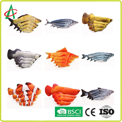 সিমুলেট করুন ISO9001 পোষা প্লাশ খেলনা, ফিশ চিউ খেলনা 30X13X5 সেমি