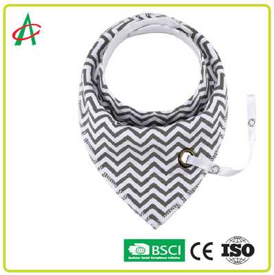 100% সুতি নবজাত শিশুর বিবিস 34x31CM প্যাসিফায়ার ক্লিপ সামঞ্জস্যযোগ্য