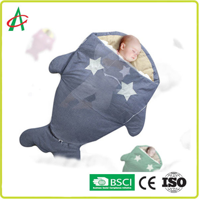 বিএসসিআই 90x60 সেমি বেবি শার্ক স্লিপিং ব্যাগ 0-12 মাস বছর বয়সী