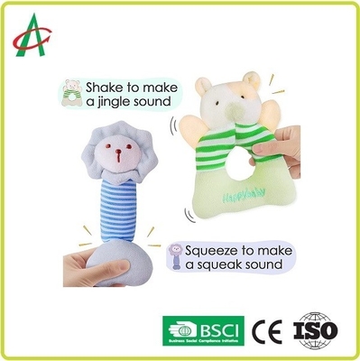 পিপি তুলা ভরা ASTM Huggable প্লাশ র্যাটল খেলনা