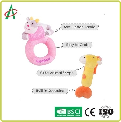 পিপি তুলা ভরা ASTM Huggable প্লাশ র্যাটল খেলনা
