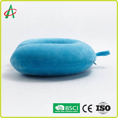 Ergonomic U আকৃতির ঘাড় ভ্রমণ বালিশ BSCI Cetified