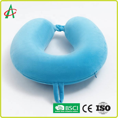 Ergonomic U আকৃতির ঘাড় ভ্রমণ বালিশ BSCI Cetified