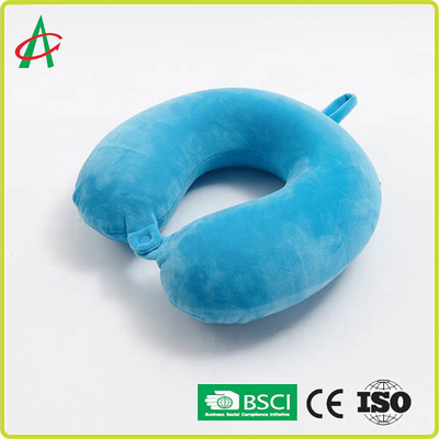Ergonomic U আকৃতির ঘাড় ভ্রমণ বালিশ BSCI Cetified