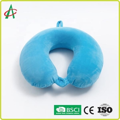 Ergonomic U আকৃতির ঘাড় ভ্রমণ বালিশ BSCI Cetified