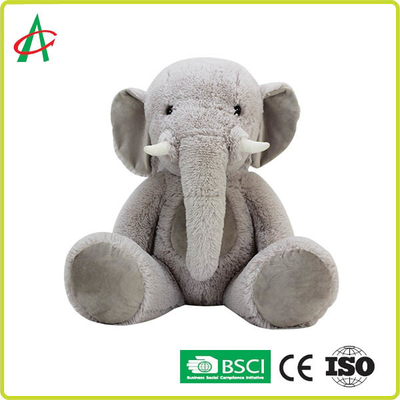 30cm গ্রে Cuddly স্টাফড হাতি প্লাশ খেলনা OEM গ্রহণযোগ্য