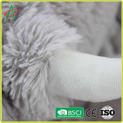 30cm গ্রে Cuddly স্টাফড হাতি প্লাশ খেলনা OEM গ্রহণযোগ্য