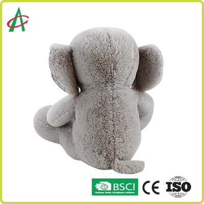 30cm গ্রে Cuddly স্টাফড হাতি প্লাশ খেলনা OEM গ্রহণযোগ্য