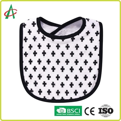 সামঞ্জস্যযোগ্য স্ন্যাপ সহ 100% কম্বড কটন অ্যাবসোর্বেন্ট ইউনিসেক্স বেবি ড্রল বিবস