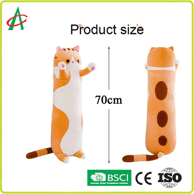 OEM ODM হাউস ডেকোরেশন প্লাশ কার্টুন বিড়াল বালিশ 70cm